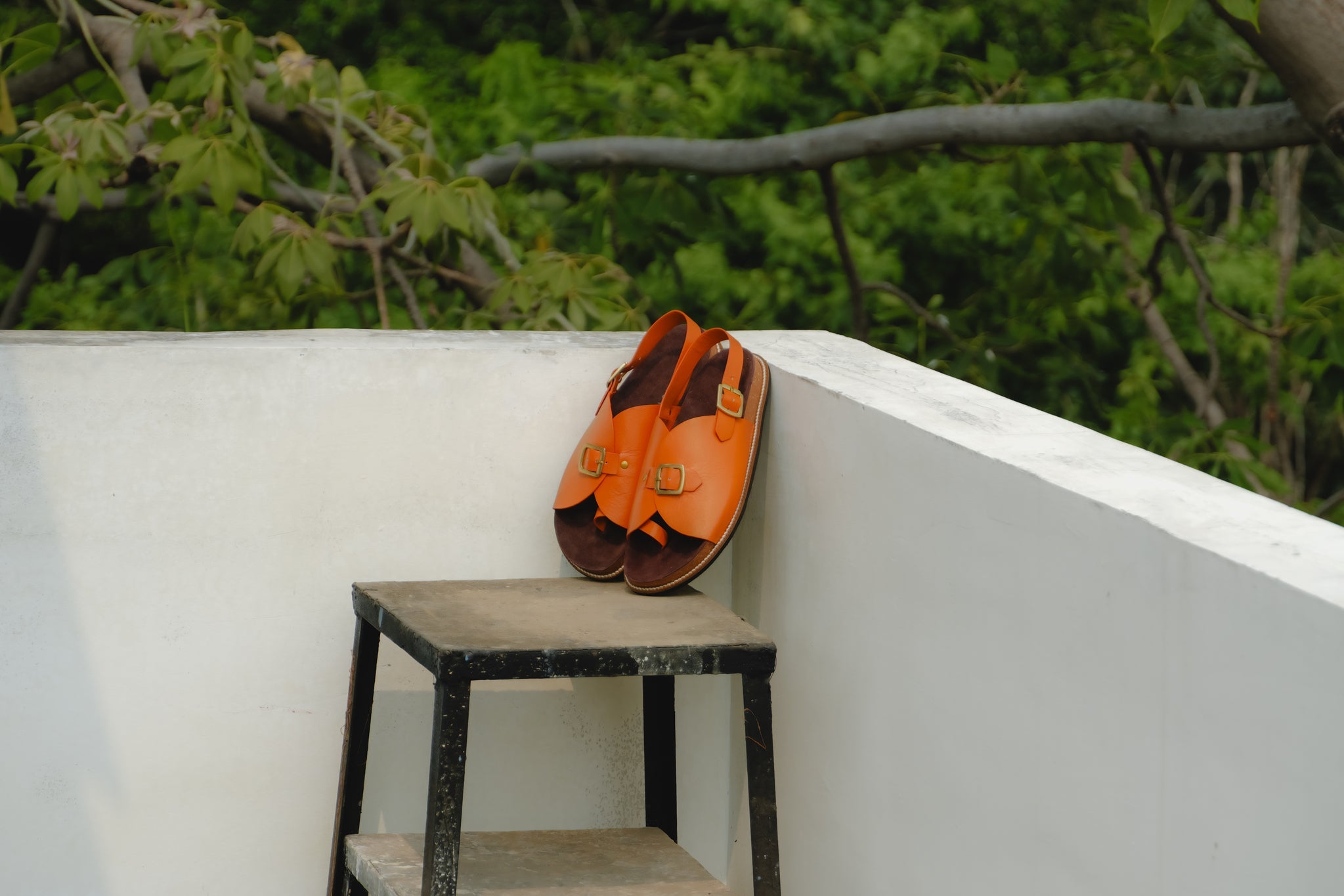 Envelope Cork Sandals SB - Men's Sandals in Orange - CiceroniSandalsSlomotion