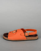 Envelope Cork Sandals SB - Men's Sandals in Orange - CiceroniSandalsSlomotion