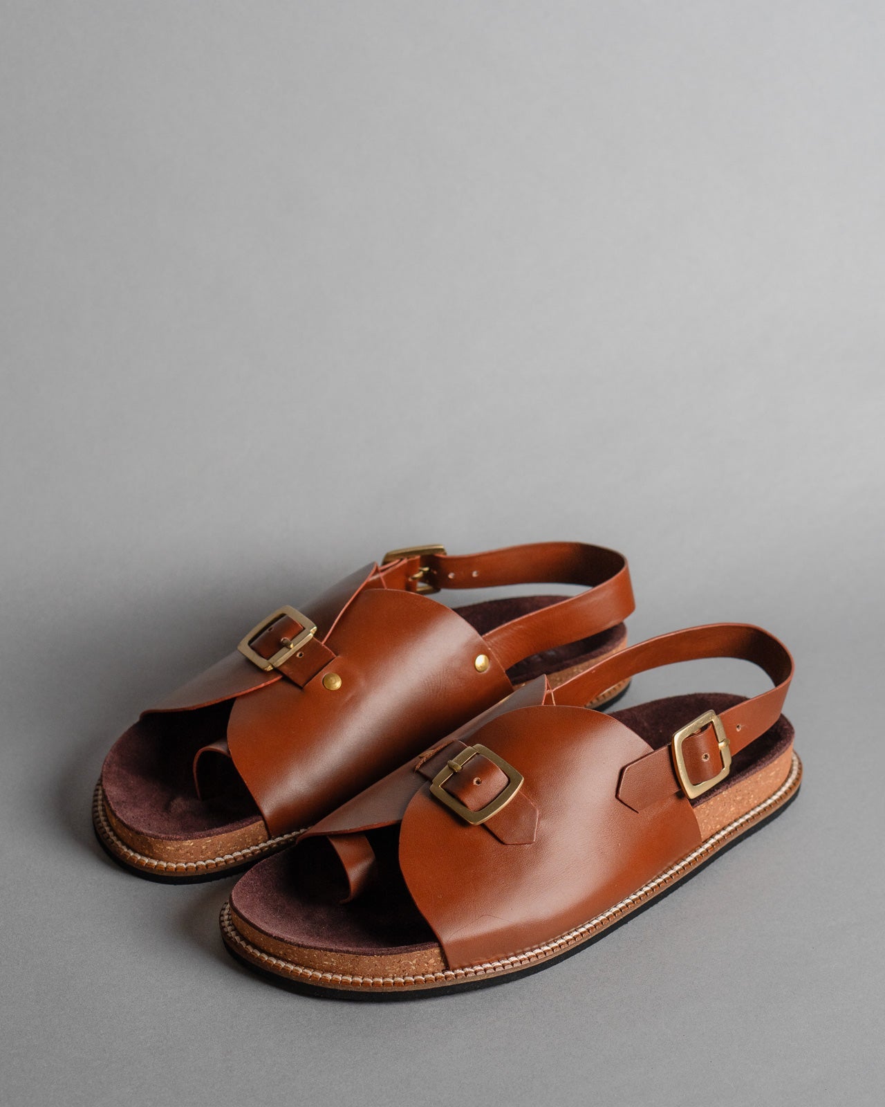 Envelope Cork Sandals SB - Men's Sandals in Tan - CiceroniSandalsSlomotion