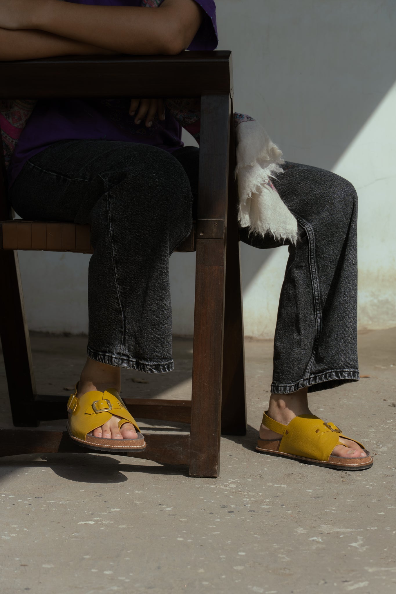 Envelope Cork Sandals SB - Women's Sandals in Ochre - CiceroniSandalsSlomotion