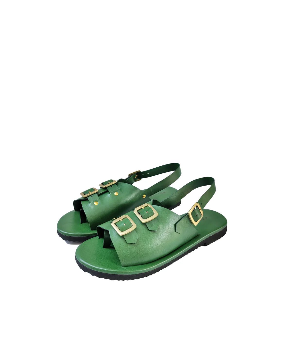 Envelope Sandals DB - Green - CiceroniSandalsSlomotion