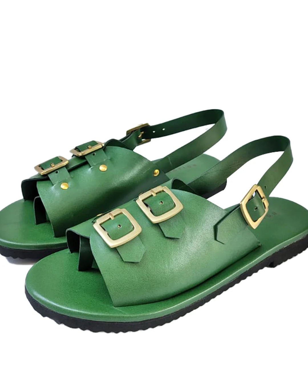 Envelope Sandals DB - Green - CiceroniSandalsSlomotion