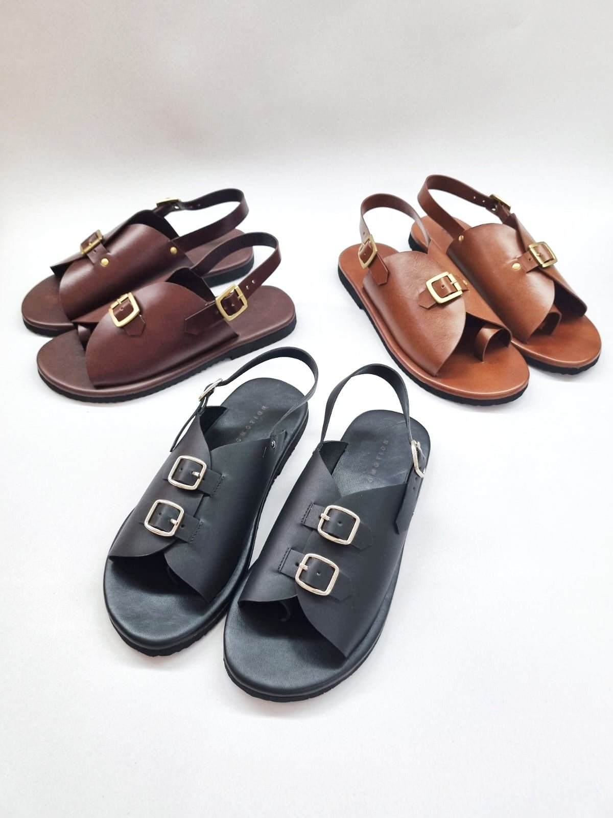 Envelope Sandals SB for Men - Black - CiceroniSandalsSlomotion