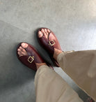 Envelope Sandals SB for Men - Burgundy - CiceroniSandalsSlomotion