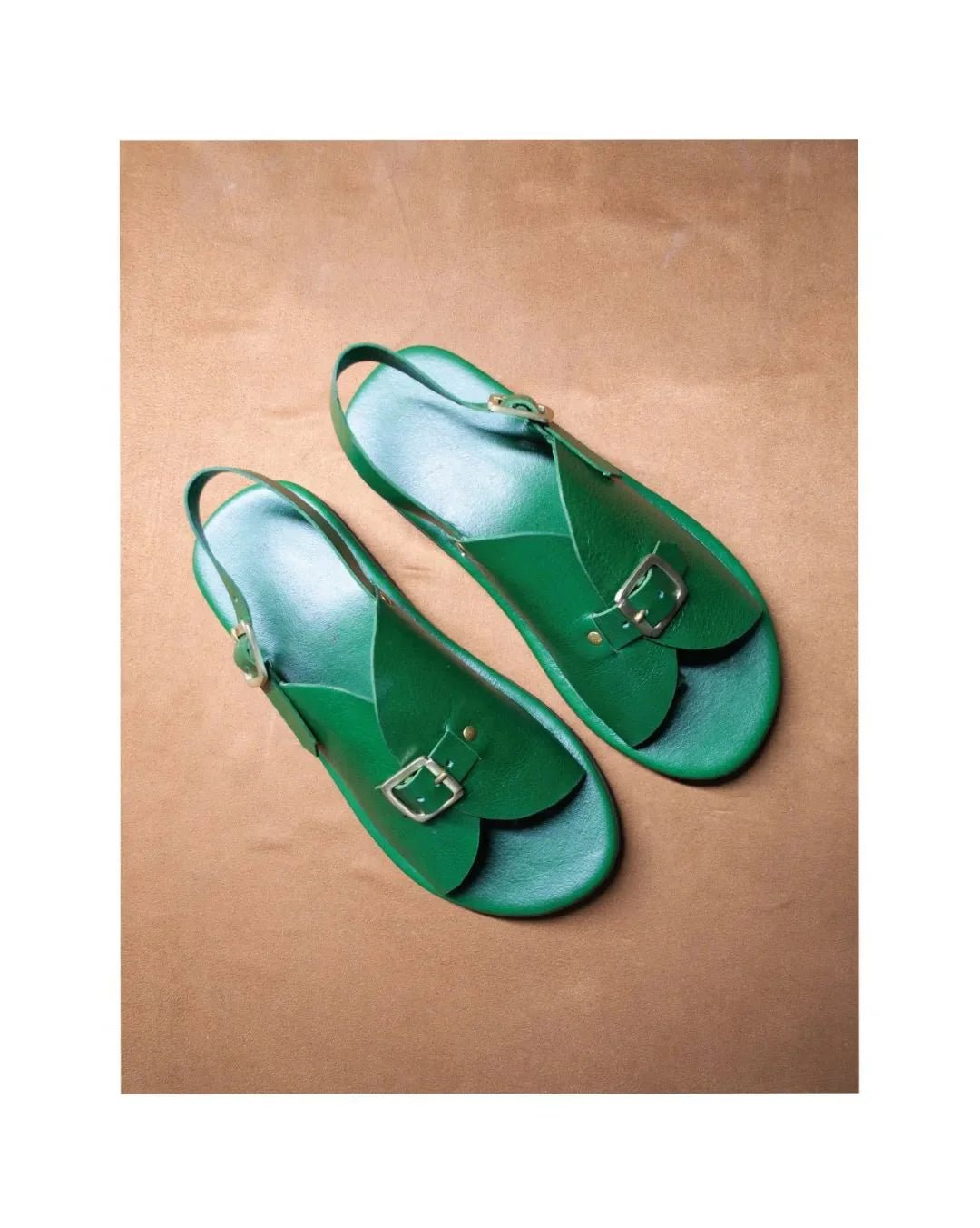 Envelope Sandals SB - Green - CiceroniSandalsSlomotion