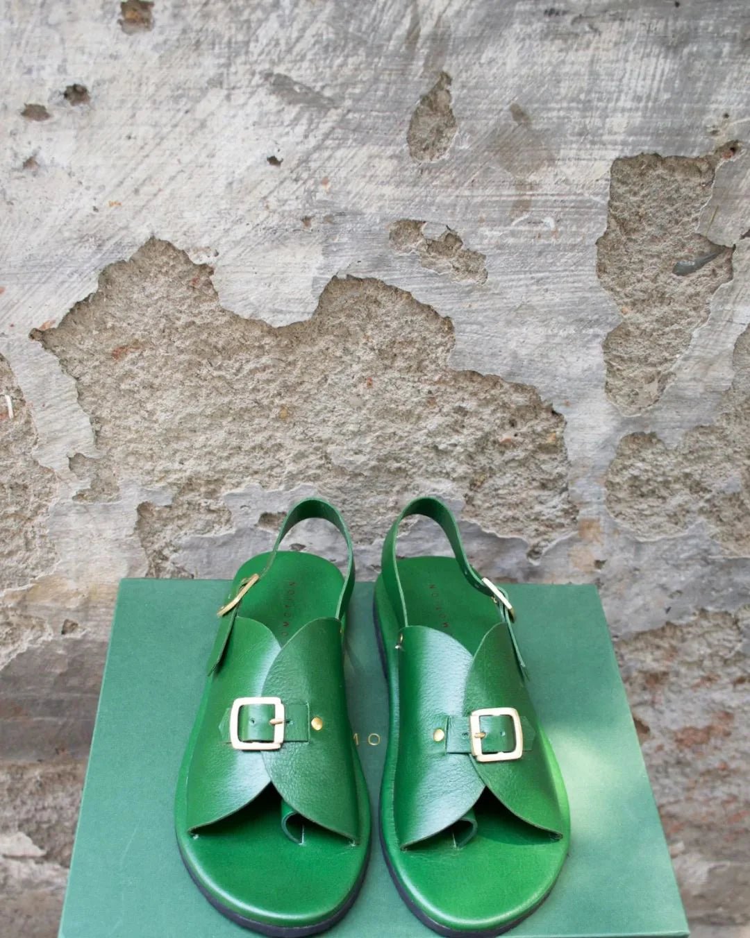 Envelope Sandals SB - Green - CiceroniSandalsSlomotion