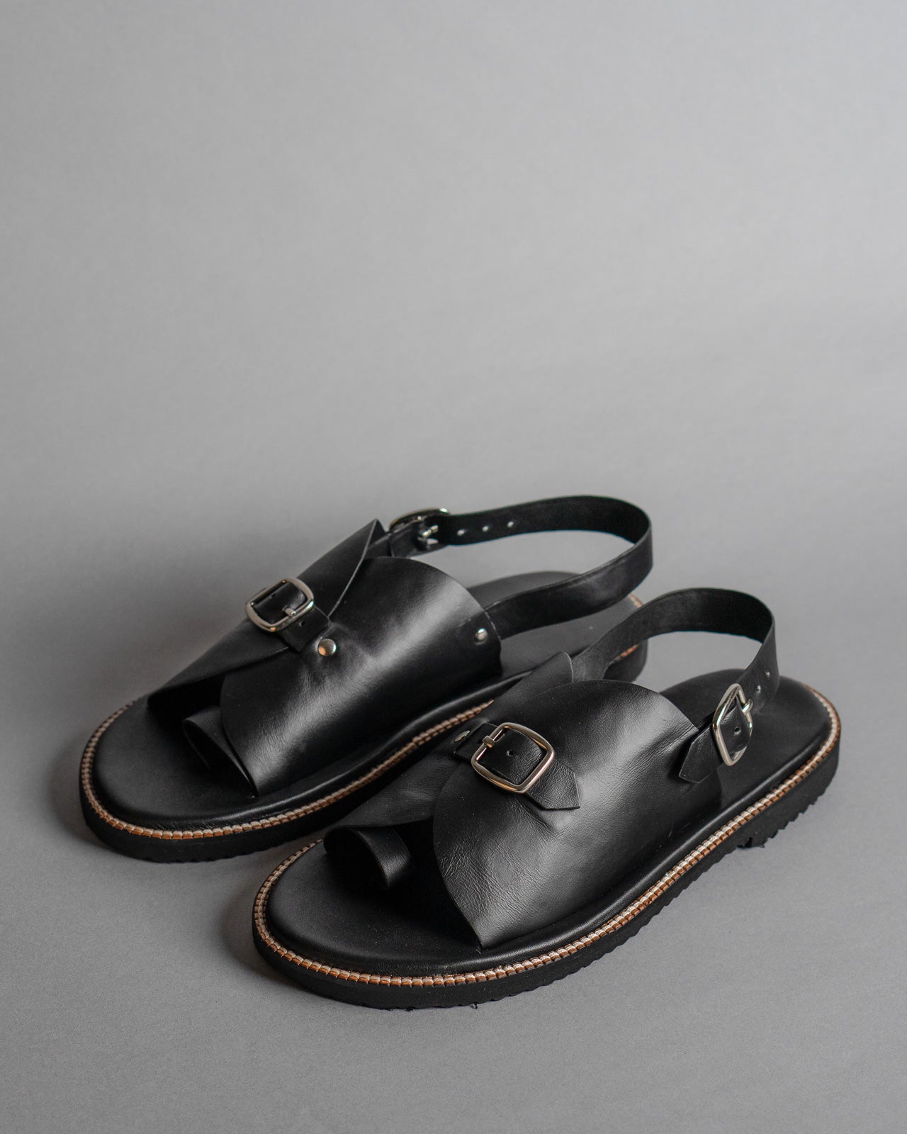 Envelope Welt Sandals SB - Women's Sandals in Black - CiceroniSandalsSlomotion