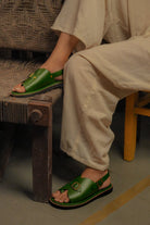 Envelope Welt Sandals SB - Women's Sandals in Green - CiceroniSandalsSlomotion