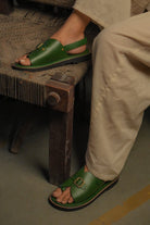 Envelope Welt Sandals SB - Women's Sandals in Green - CiceroniSandalsSlomotion