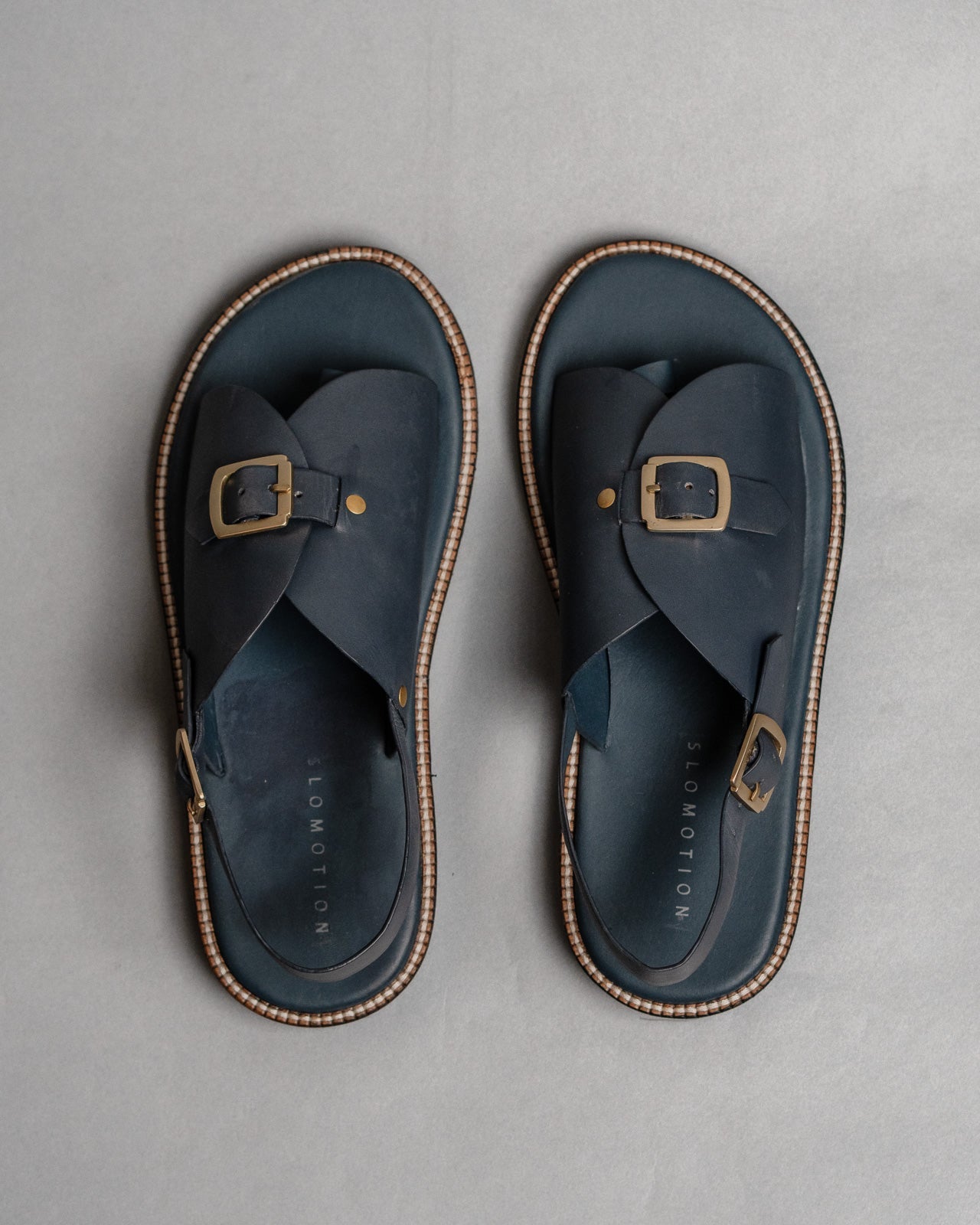 Envelope Welt Sandals SB - Women's Sandals in Navy - CiceroniSandalsSlomotion