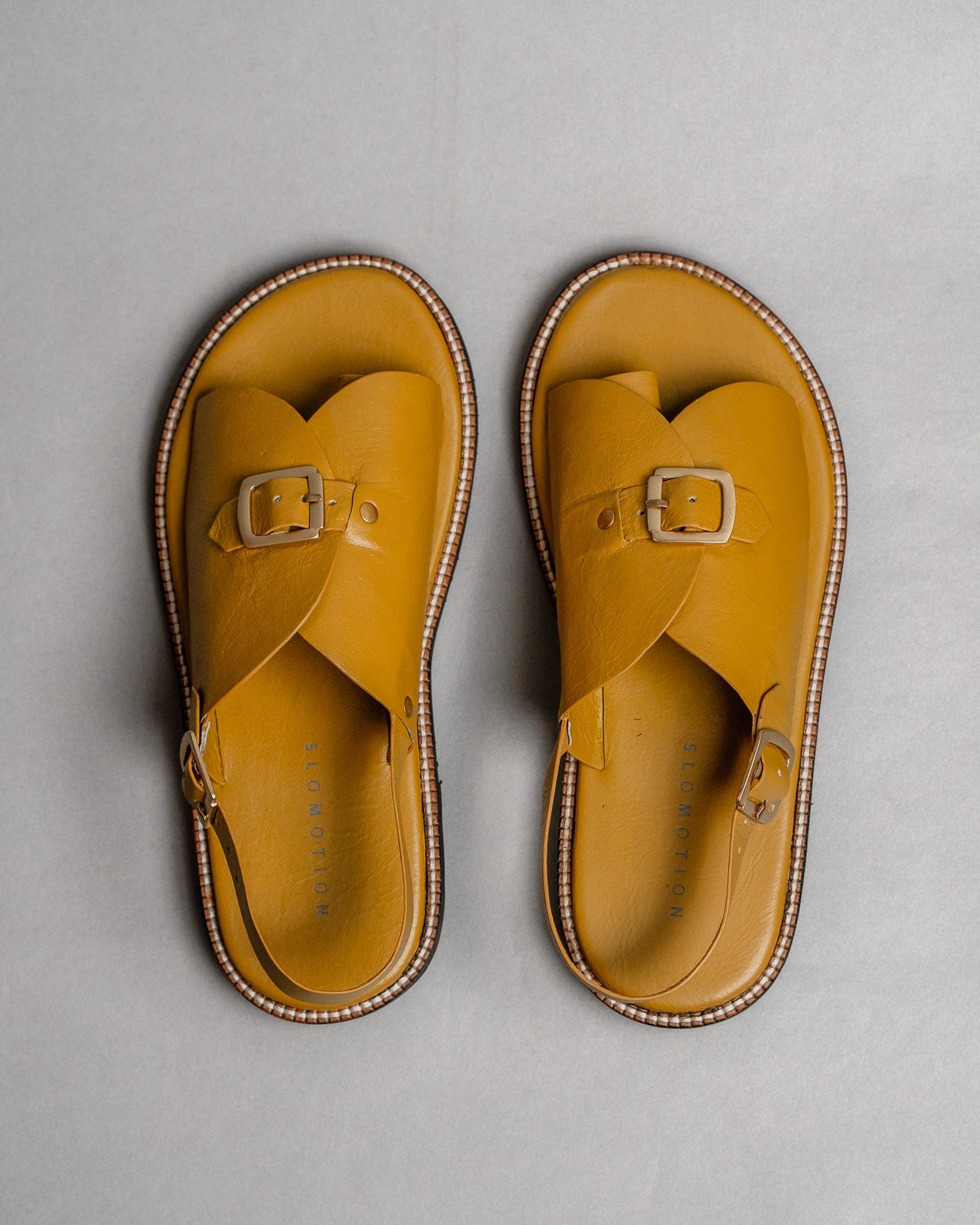 Envelope Welt Sandals SB - Women's Sandals in Ochre - CiceroniSandalsSlomotion