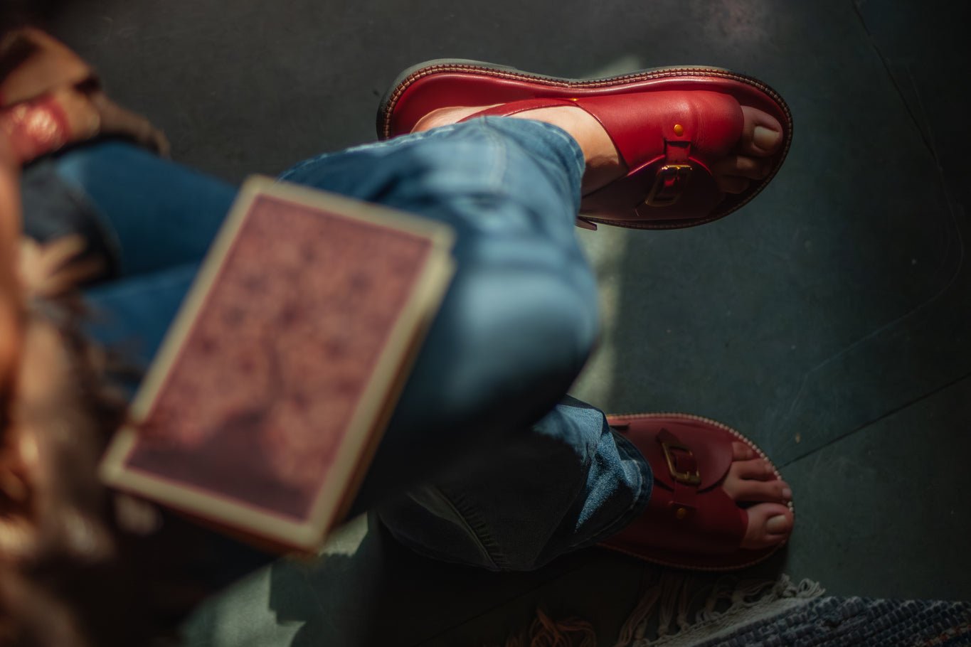 Envelope Welt Sandals SB - Women's Sandals in Red - CiceroniSandalsSlomotion