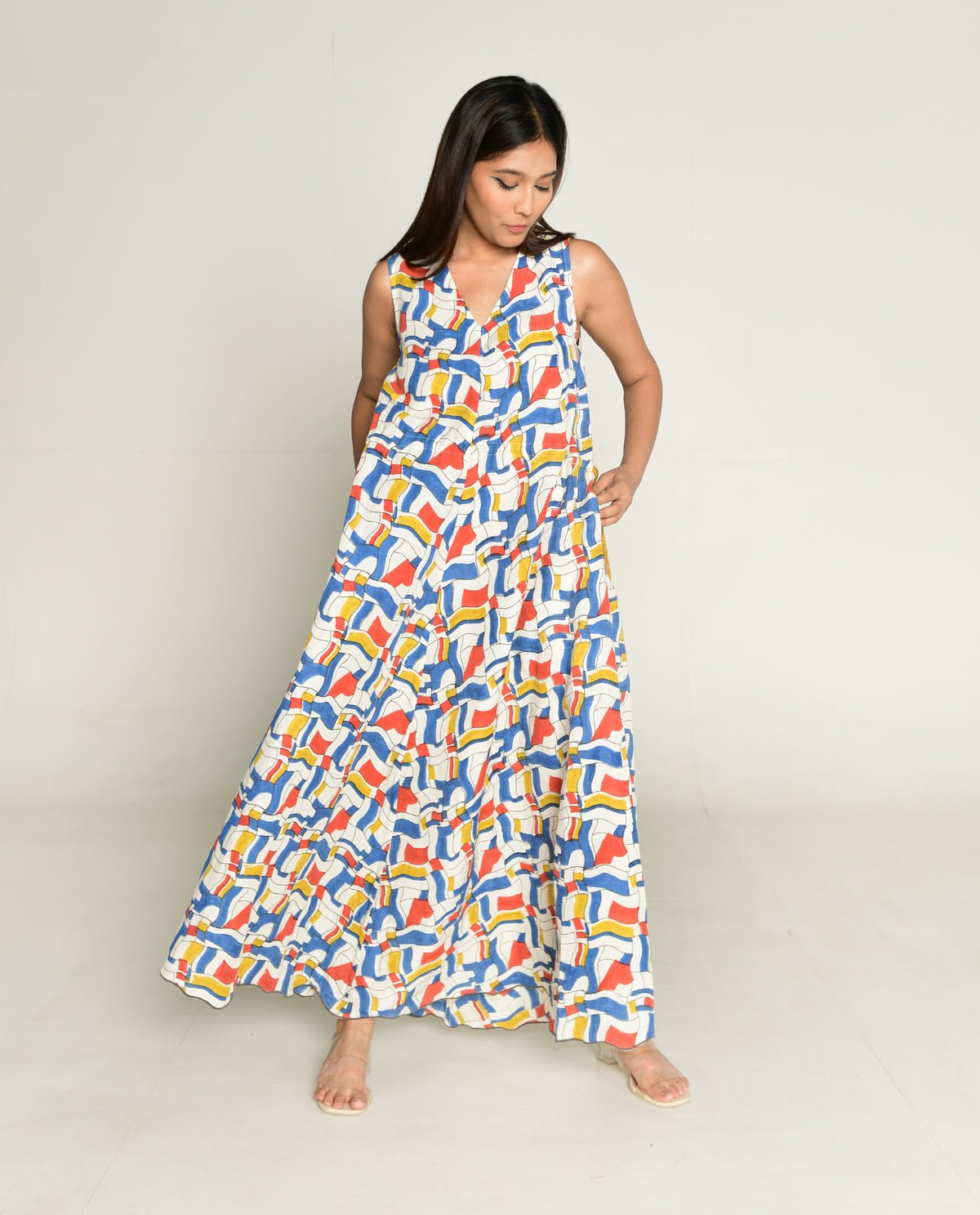 Escher Maxi Dress - CiceroniDressesRias Jaipur