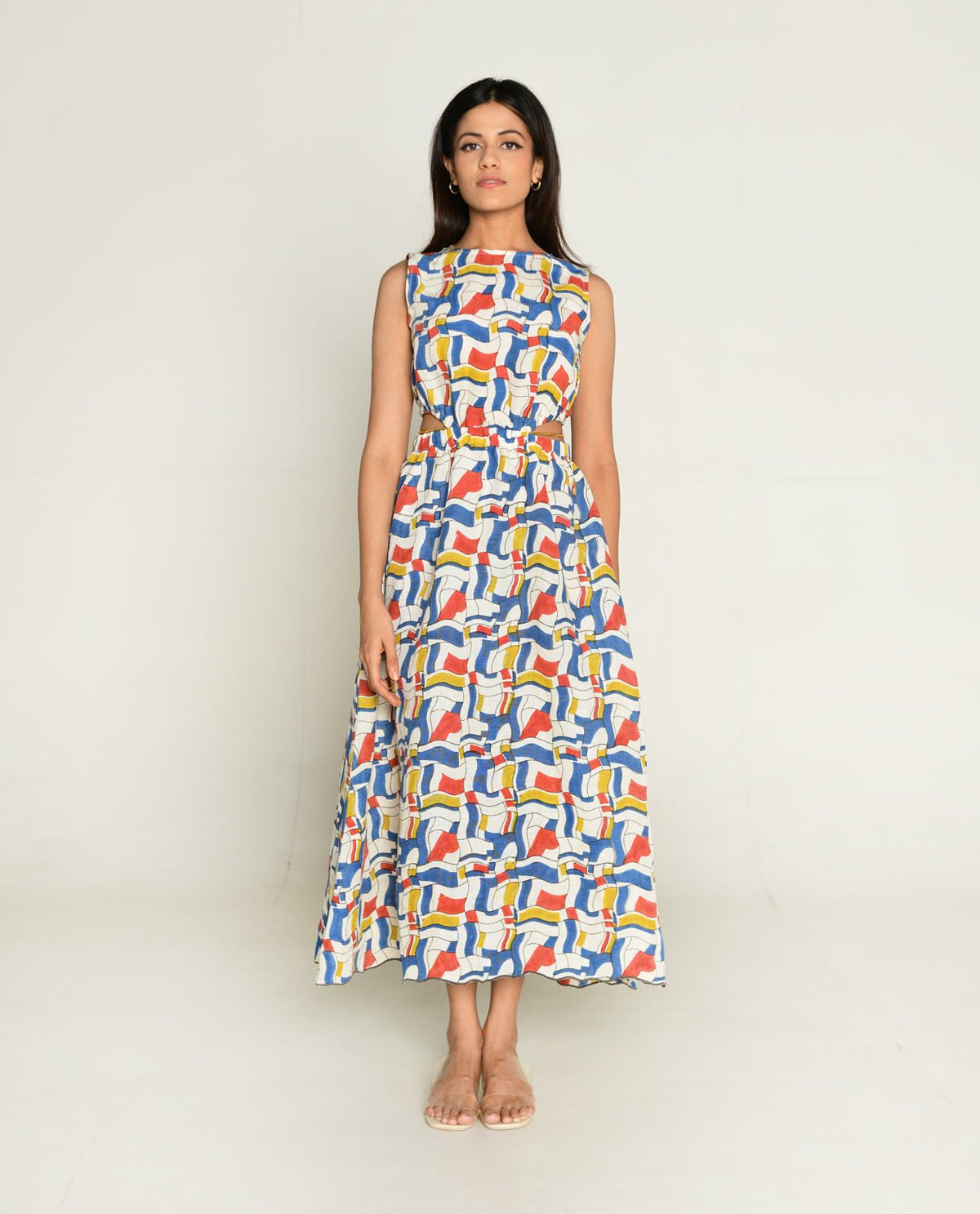 Escher Side Cut Dress - CiceroniDressesRias Jaipur