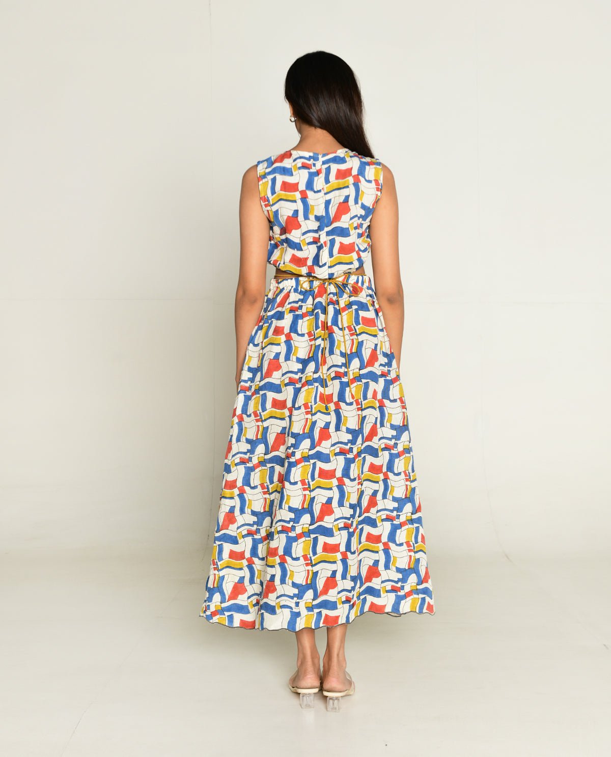 Escher Side Cut Dress - CiceroniDressesRias Jaipur