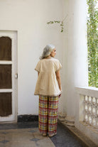 Estelle Pant- Pink and Blue - CiceroniPantsKhyati Rughani