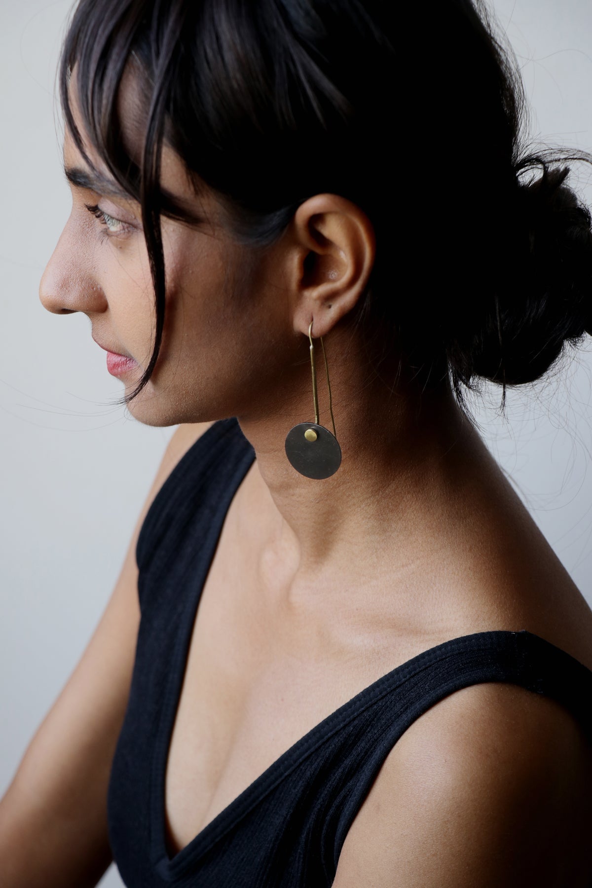 Eterna Black - Circle - CiceroniEarringsLukka Chuppi
