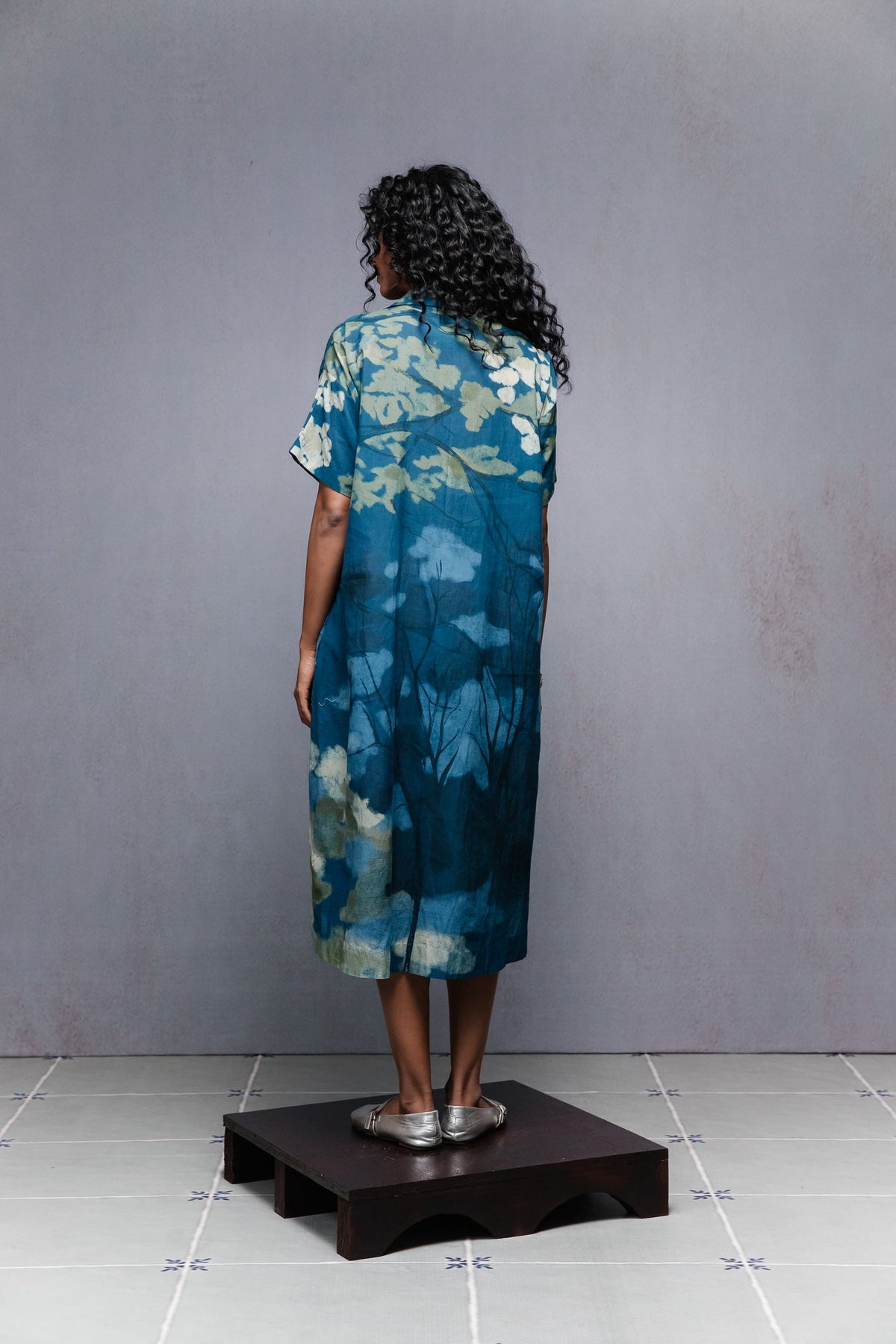 Eva Dress in Blue - CiceroniDressesSubbah