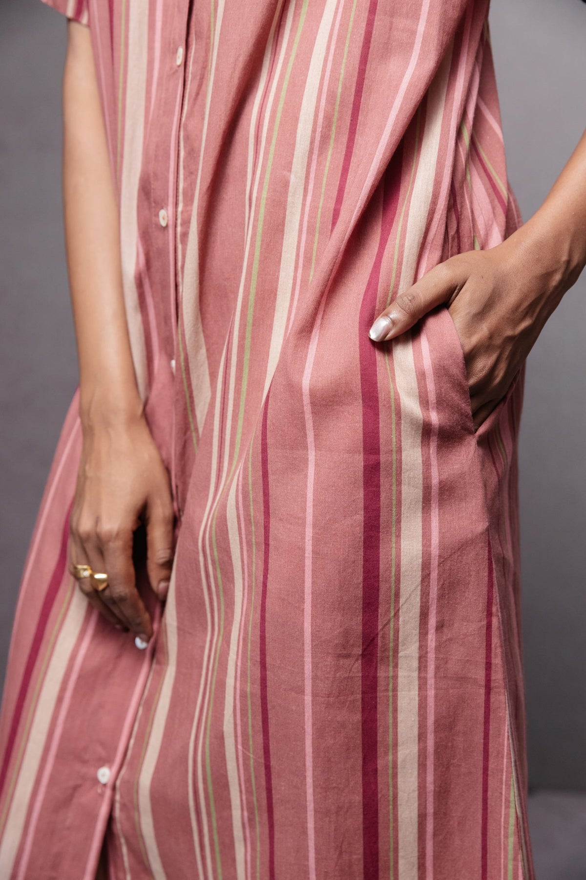 Eva Dress in Peach - CiceroniDressesSubbah