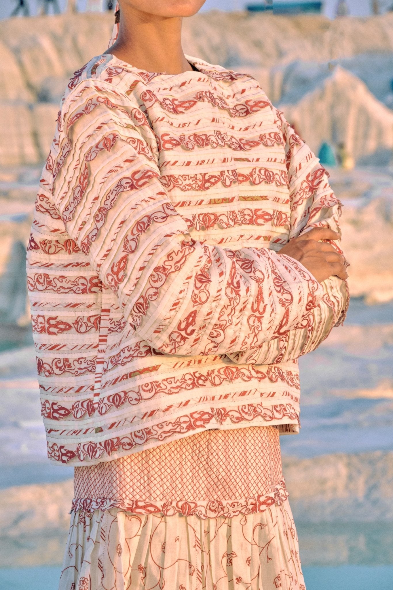 Fable Collarless Jacket - CiceroniJacketsAhmev