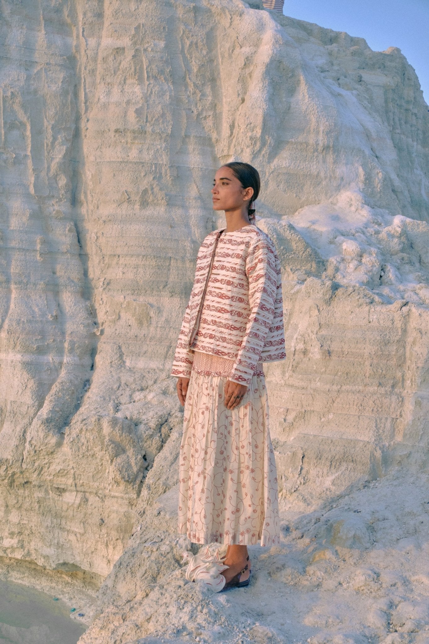 Fable Collarless Jacket - CiceroniJacketsAhmev