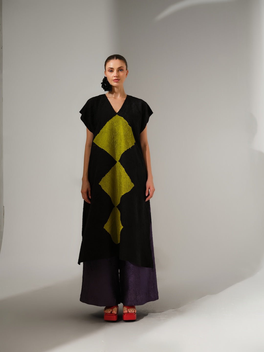 Facet Tunic - Lime - CiceroniTunicsStoique