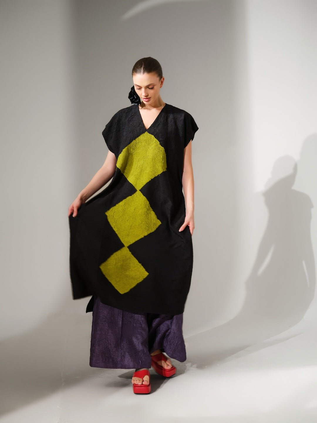 Facet Tunic - Lime - CiceroniTunicsStoique