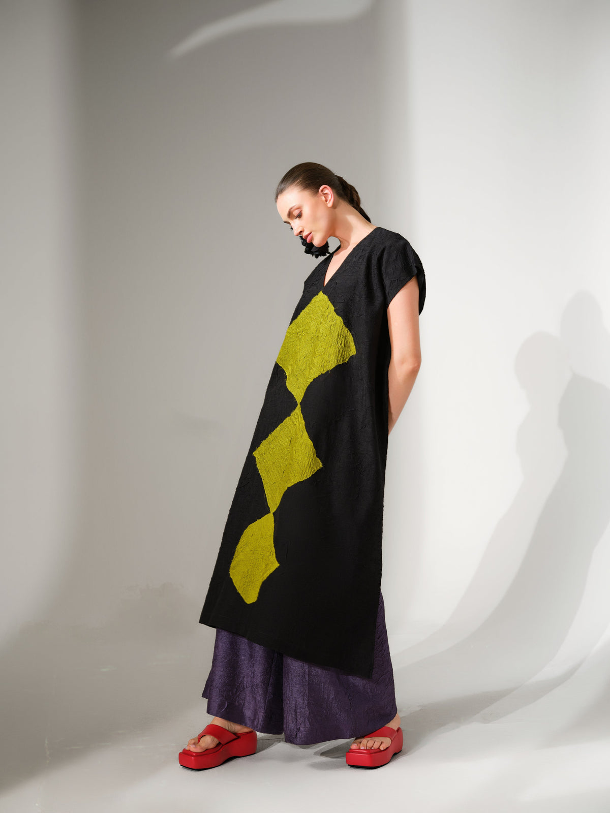 Facet Tunic - Lime - CiceroniTunicsStoique