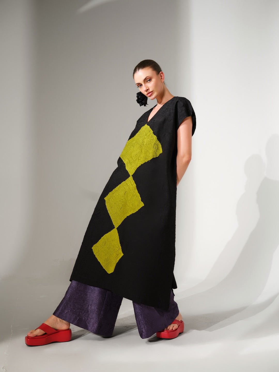 Facet Tunic - Lime - CiceroniTunicsStoique