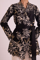 Farah - Tendril Wrap Blazer & Cutwork Pants - CiceroniJacket SetMadder Much