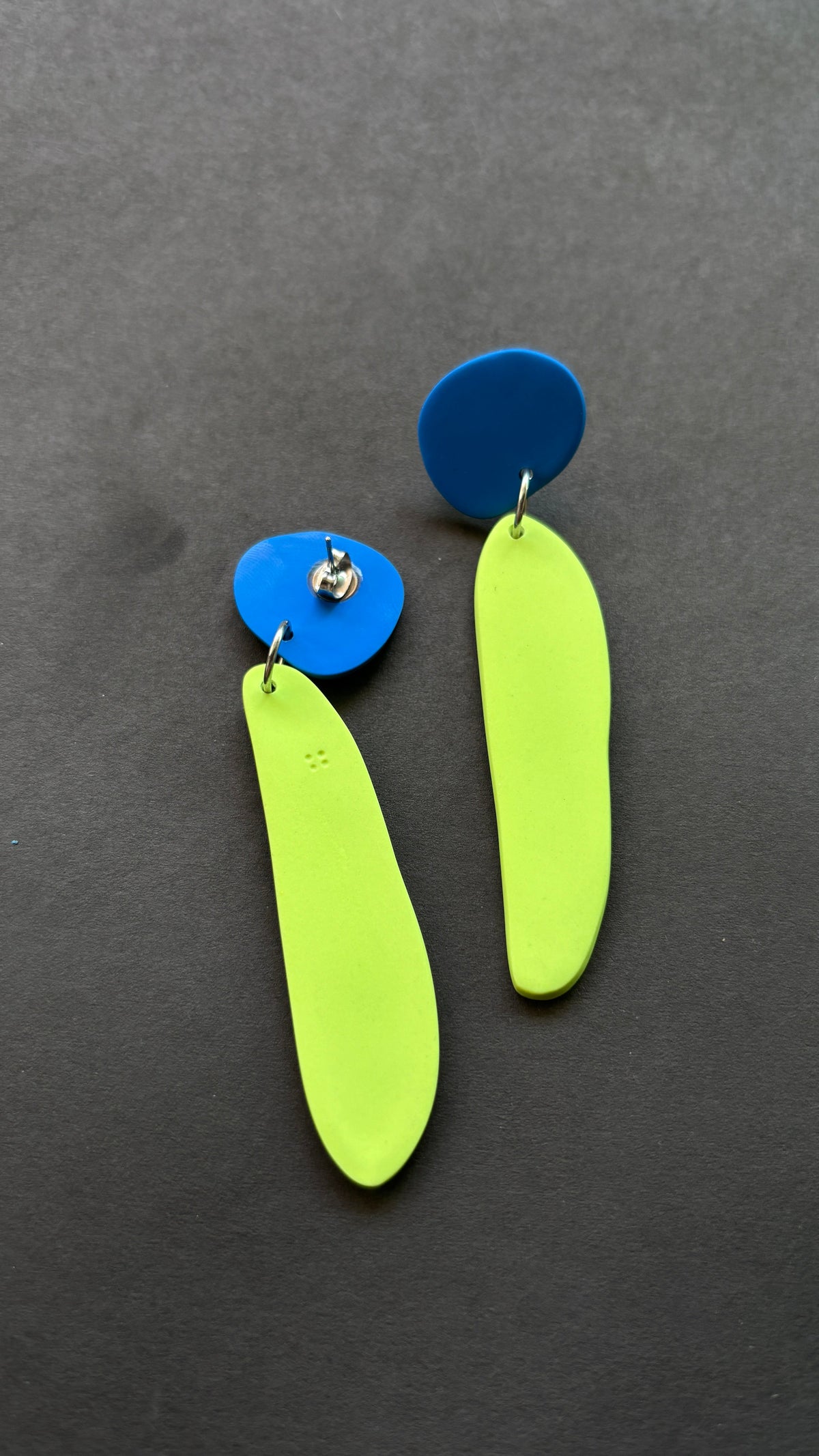 Fem Quads - Pistachio and Blue - CiceroniEarringsColoured Ears