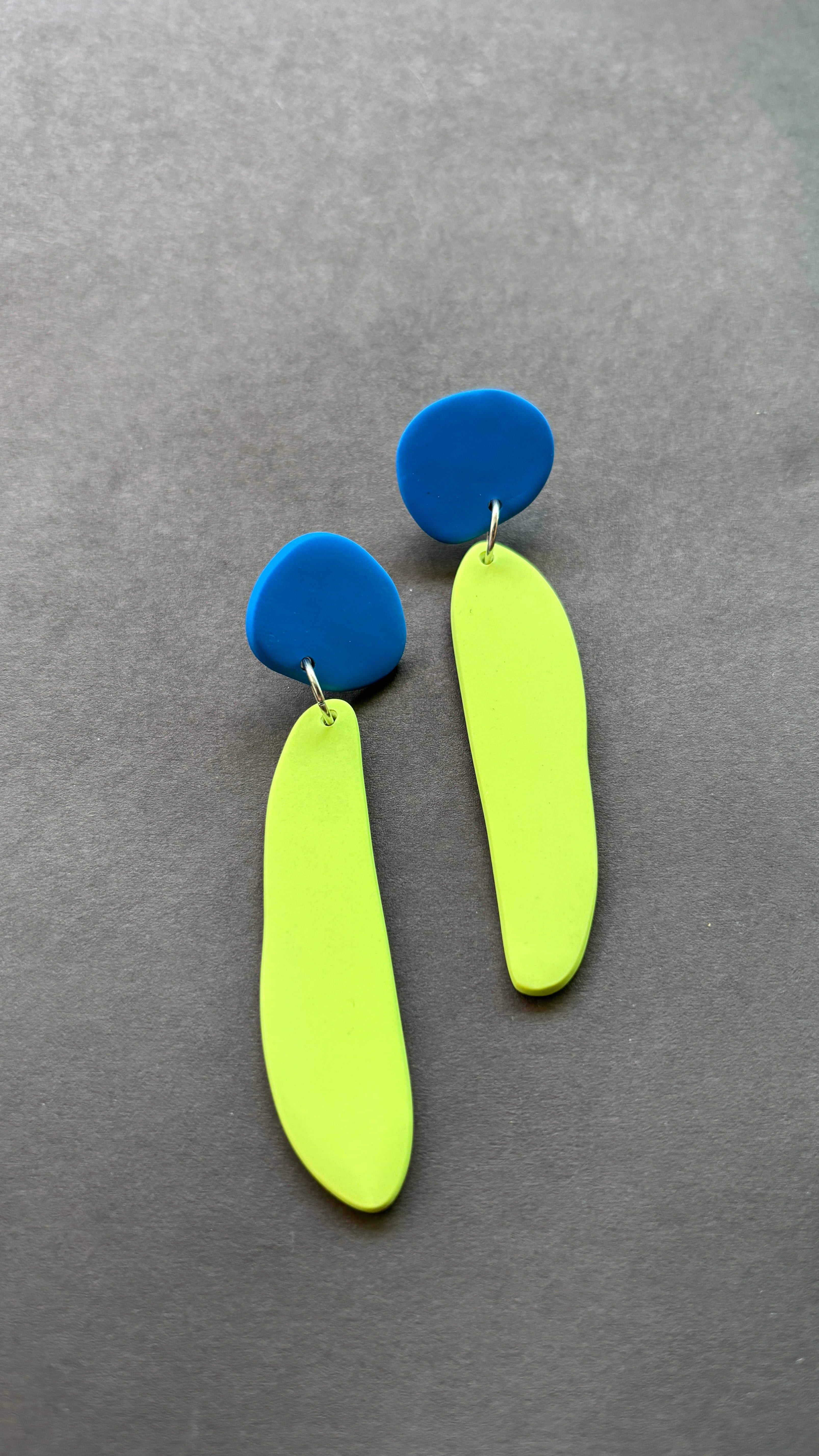 Fem Quads - Pistachio and Blue - CiceroniEarringsColoured Ears