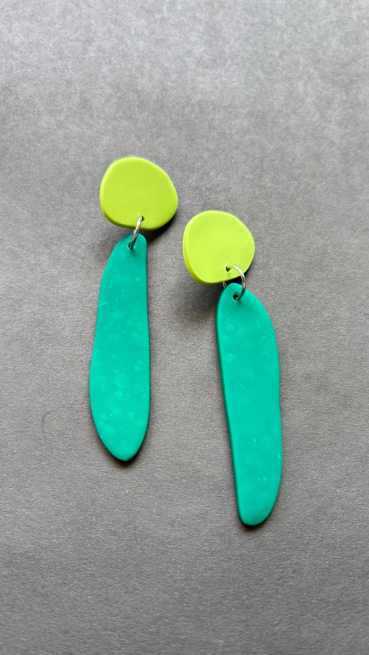 Fem Quads - Pistachio and Forest Green - CiceroniEarringsColoured Ears