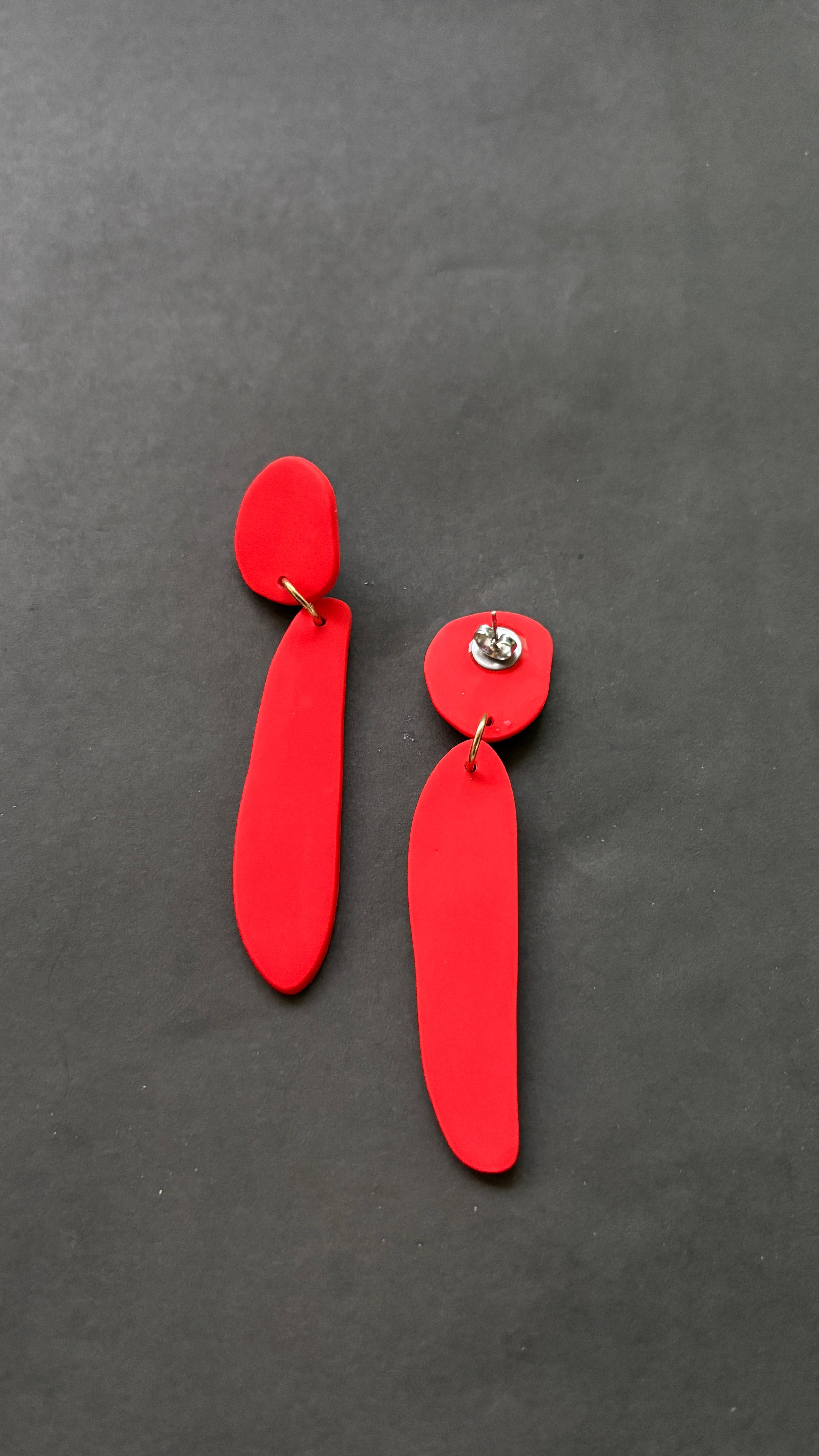 Fem Quads - Red - CiceroniEarringsColoured Ears