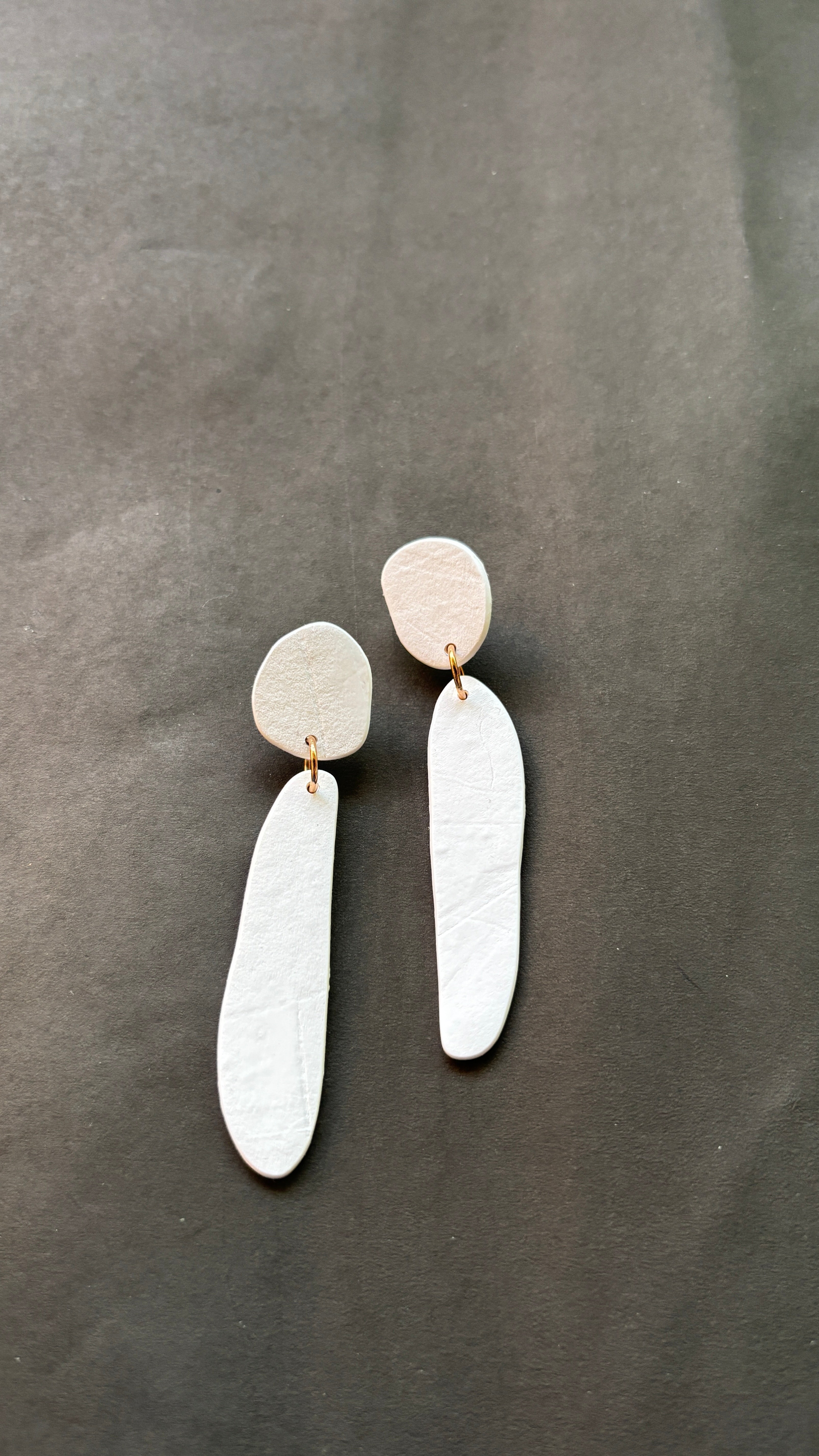 Fem Quads - White - CiceroniEarringsColoured Ears