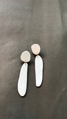 Fem Quads - White - CiceroniEarringsColoured Ears