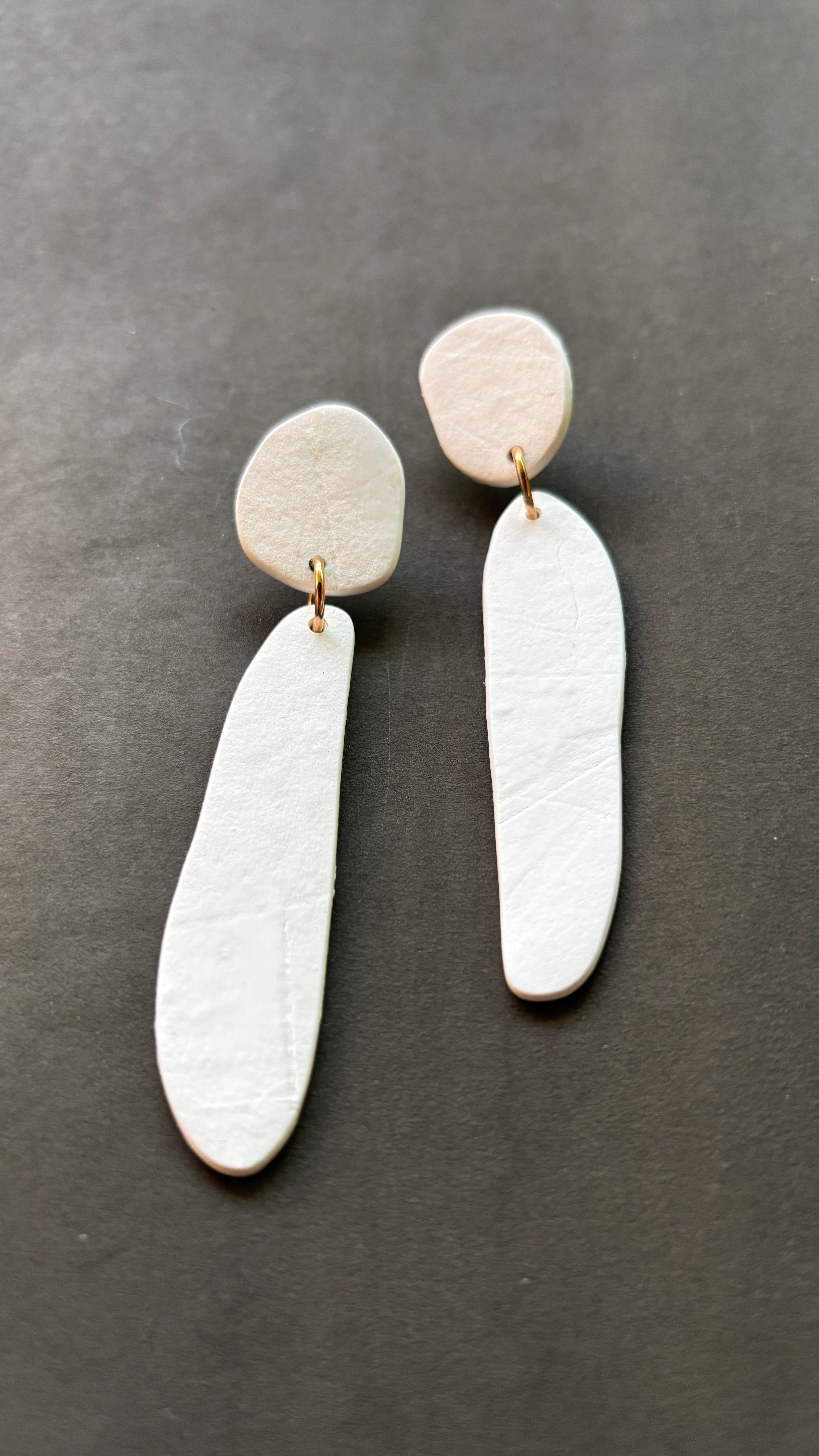 Fem Quads - White - CiceroniEarringsColoured Ears