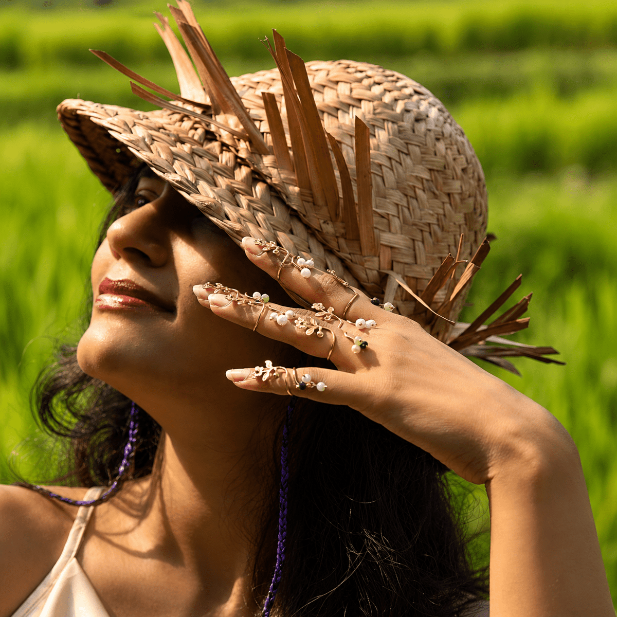 Finger Vine Nail Ring - CiceroniNail RingKalon Art Jewellery
