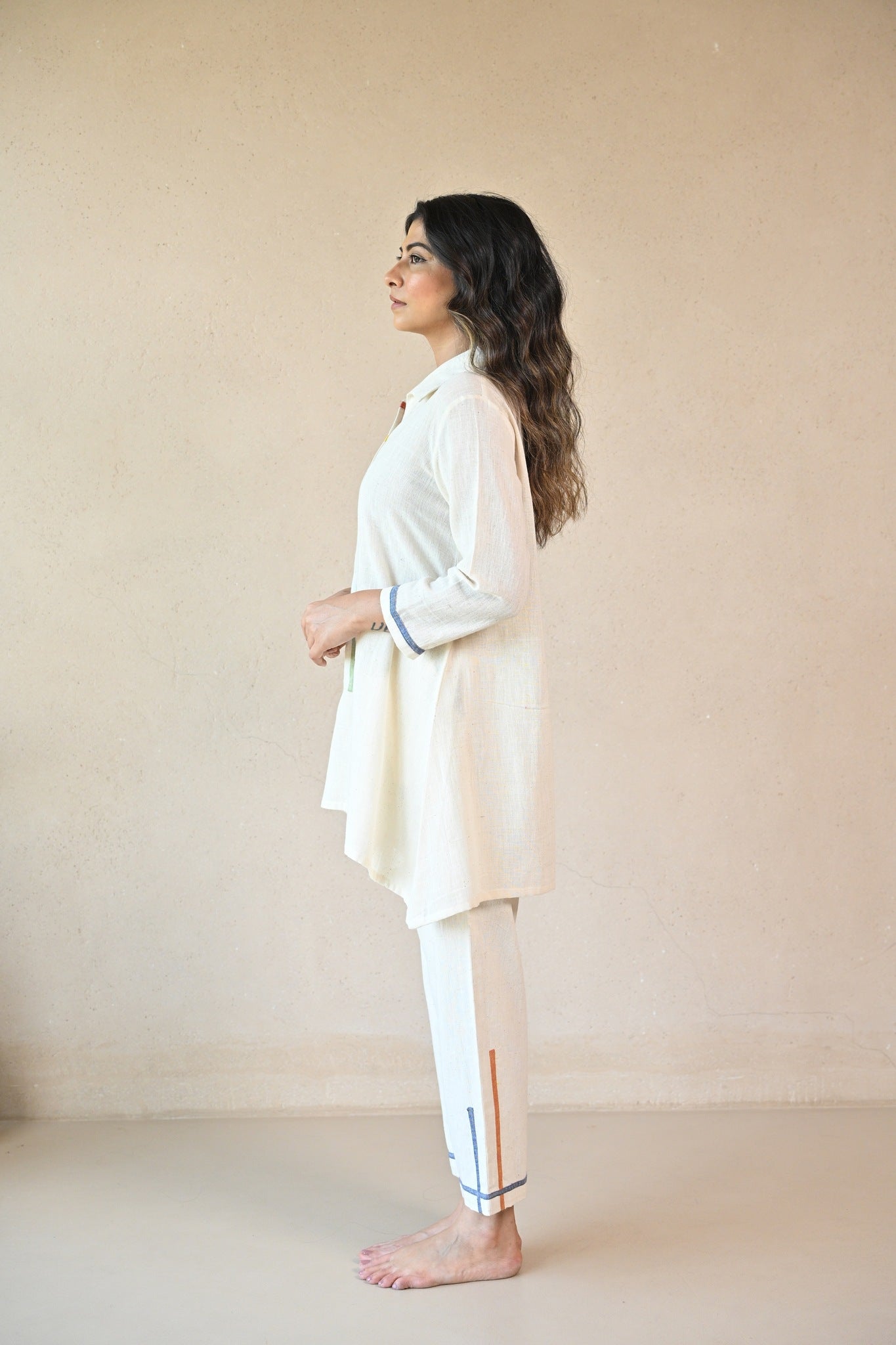Fiora Shirt - Natural White - CiceroniTunicsRang by Rajvi