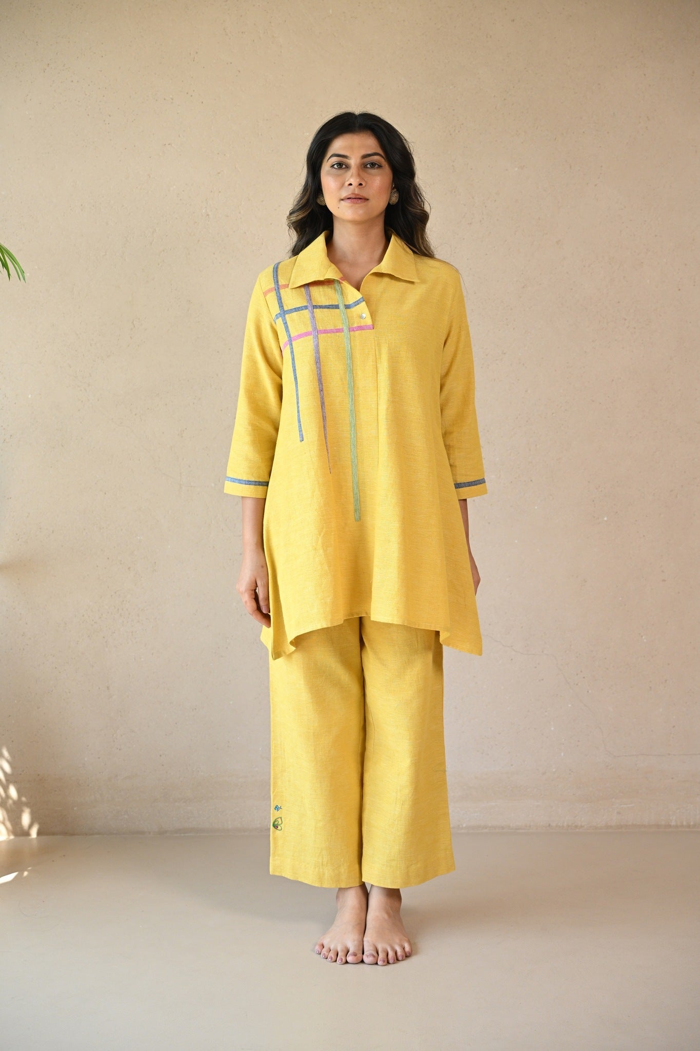 Fiora Shirt - Sunny Yellow - CiceroniTunicsRang by Rajvi
