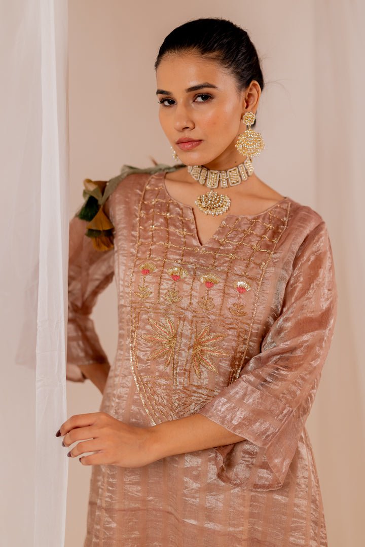 Firduas Striped Kurta Set - CiceroniKurta Set, Festive WearSilai Studio