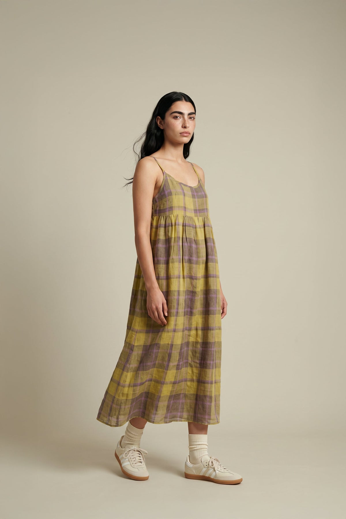 First Morning Dress (with Skirt Slip) - Honey Weave - CiceroniDressesPaeony