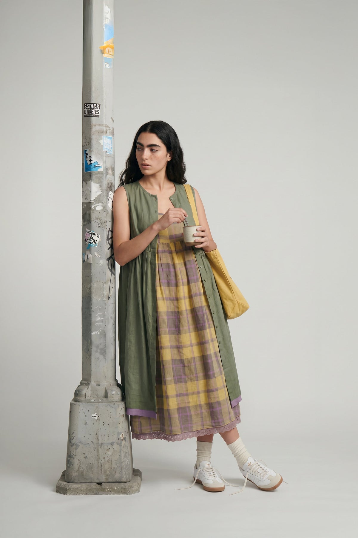 First Morning Dress (with Skirt Slip) - Honey Weave - CiceroniDressesPaeony