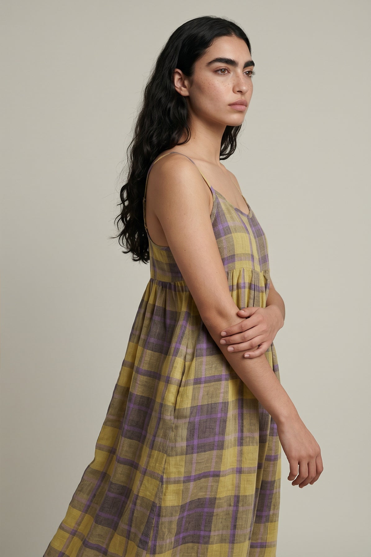 First Morning Dress (with Skirt Slip) - Honey Weave - CiceroniDressesPaeony