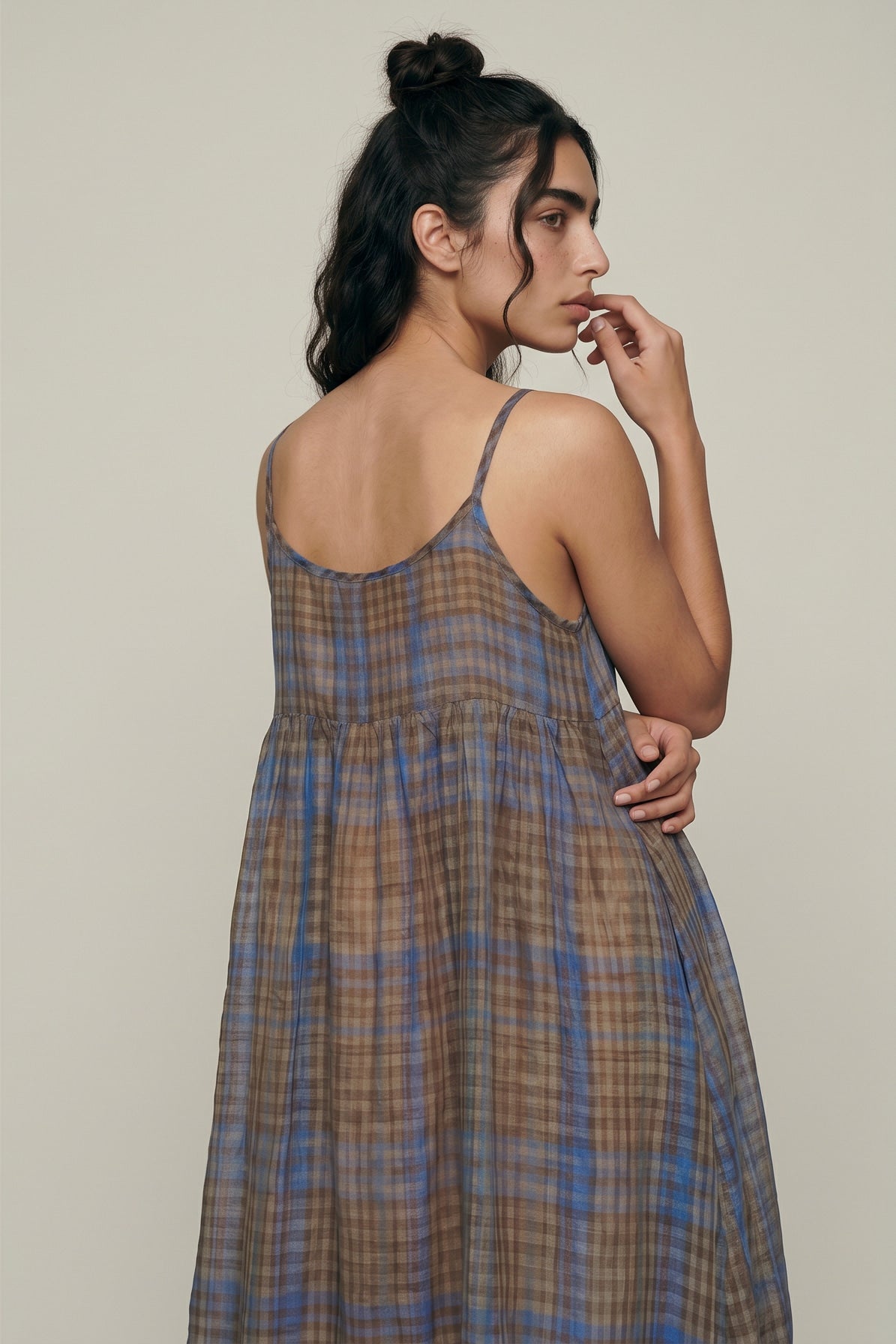 First Morning Dress (with Skirt Slip) - Mocha Weave - CiceroniDressesPaeony