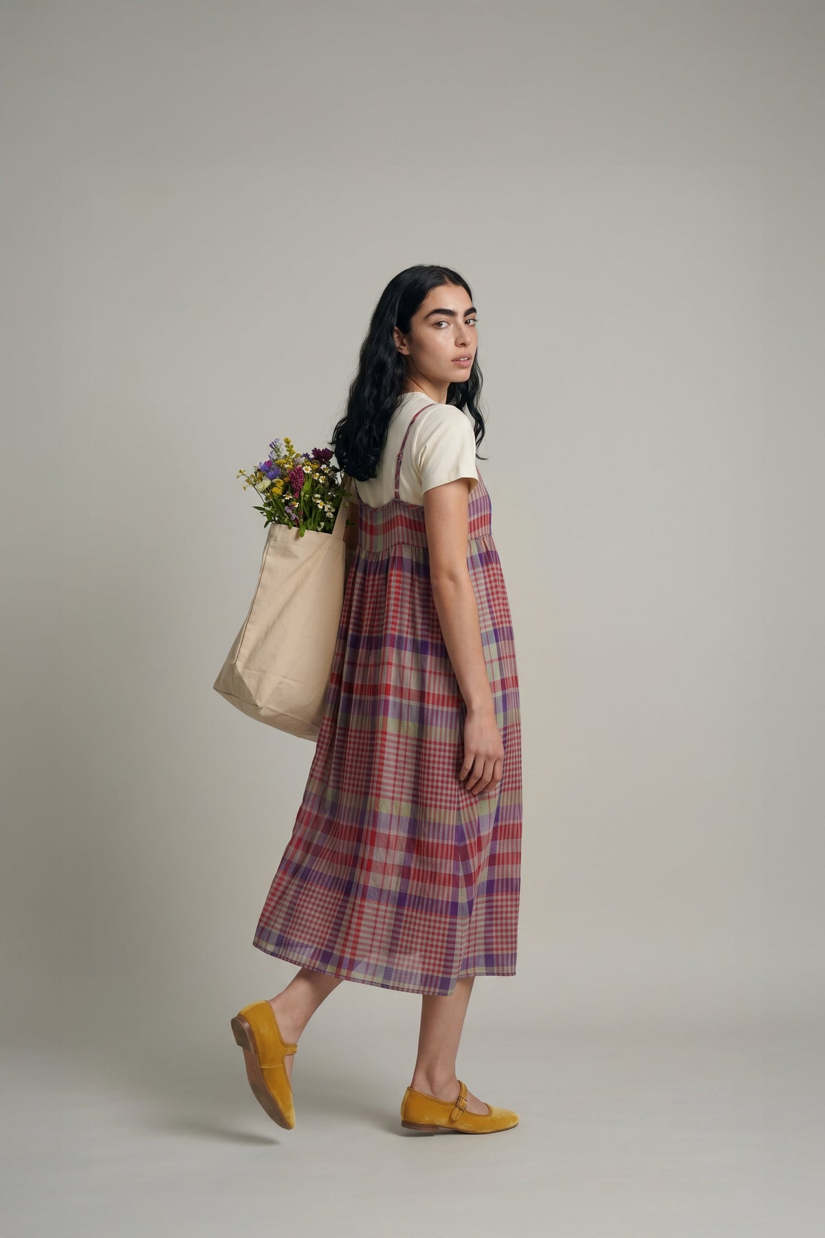 First Morning Dress (with Skirt Slip) - Paprika Weave - CiceroniDressesPaeony