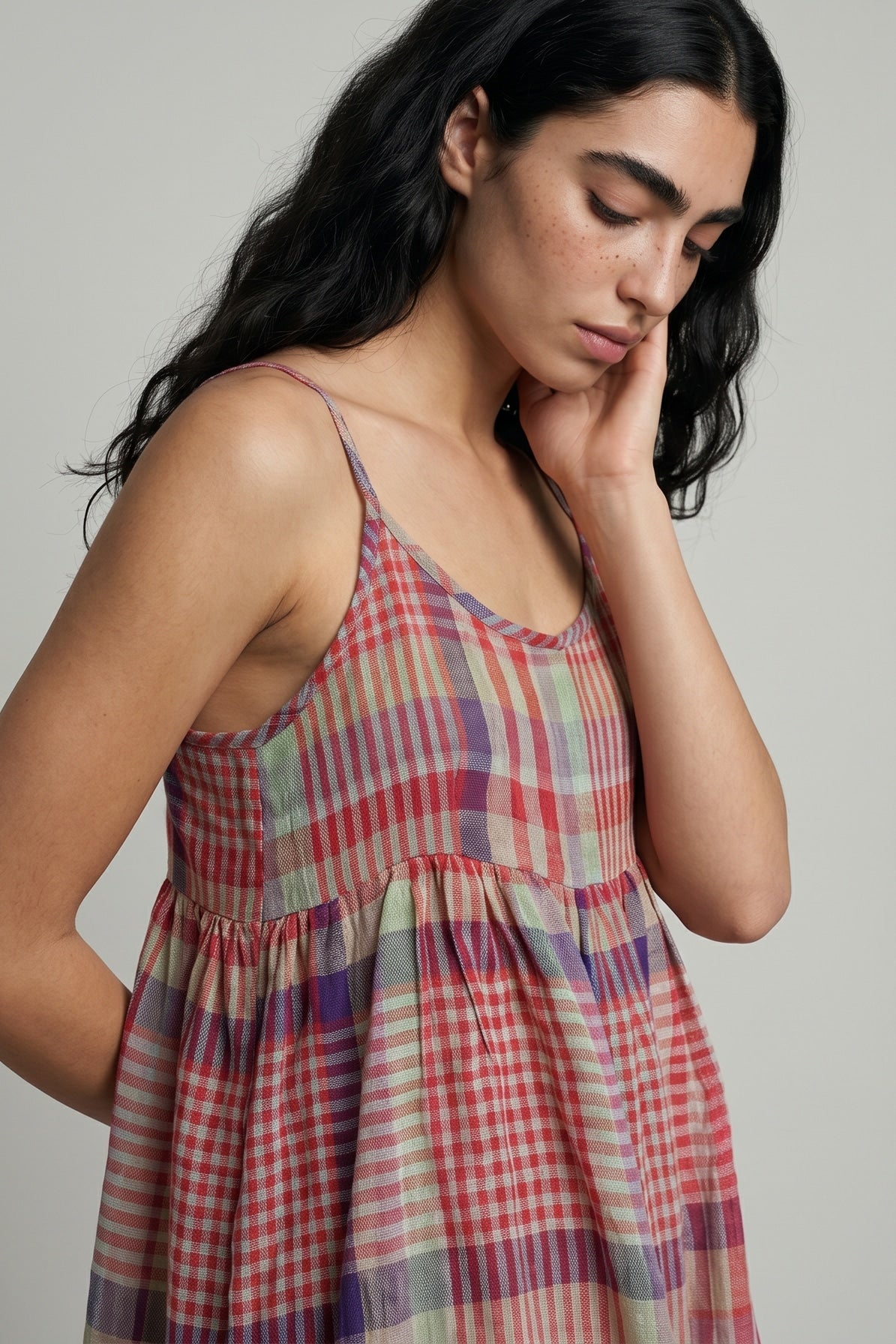 First Morning Dress (with Skirt Slip) - Paprika Weave - CiceroniDressesPaeony