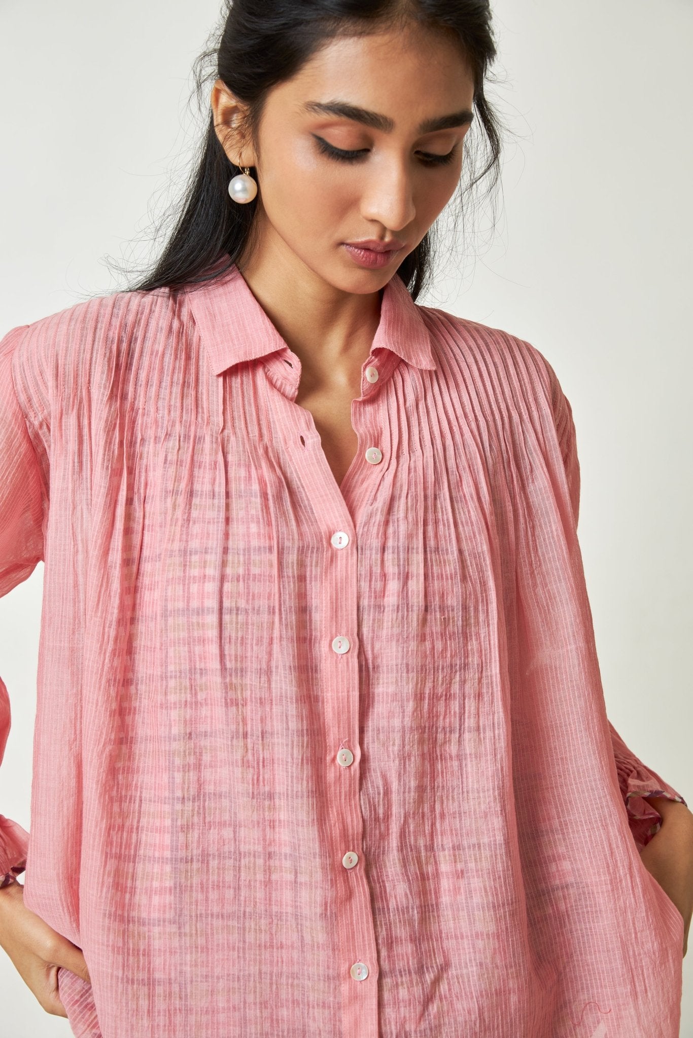 Flaminglow Embroidered Shirt - CiceroniShirtPants and Pajamas