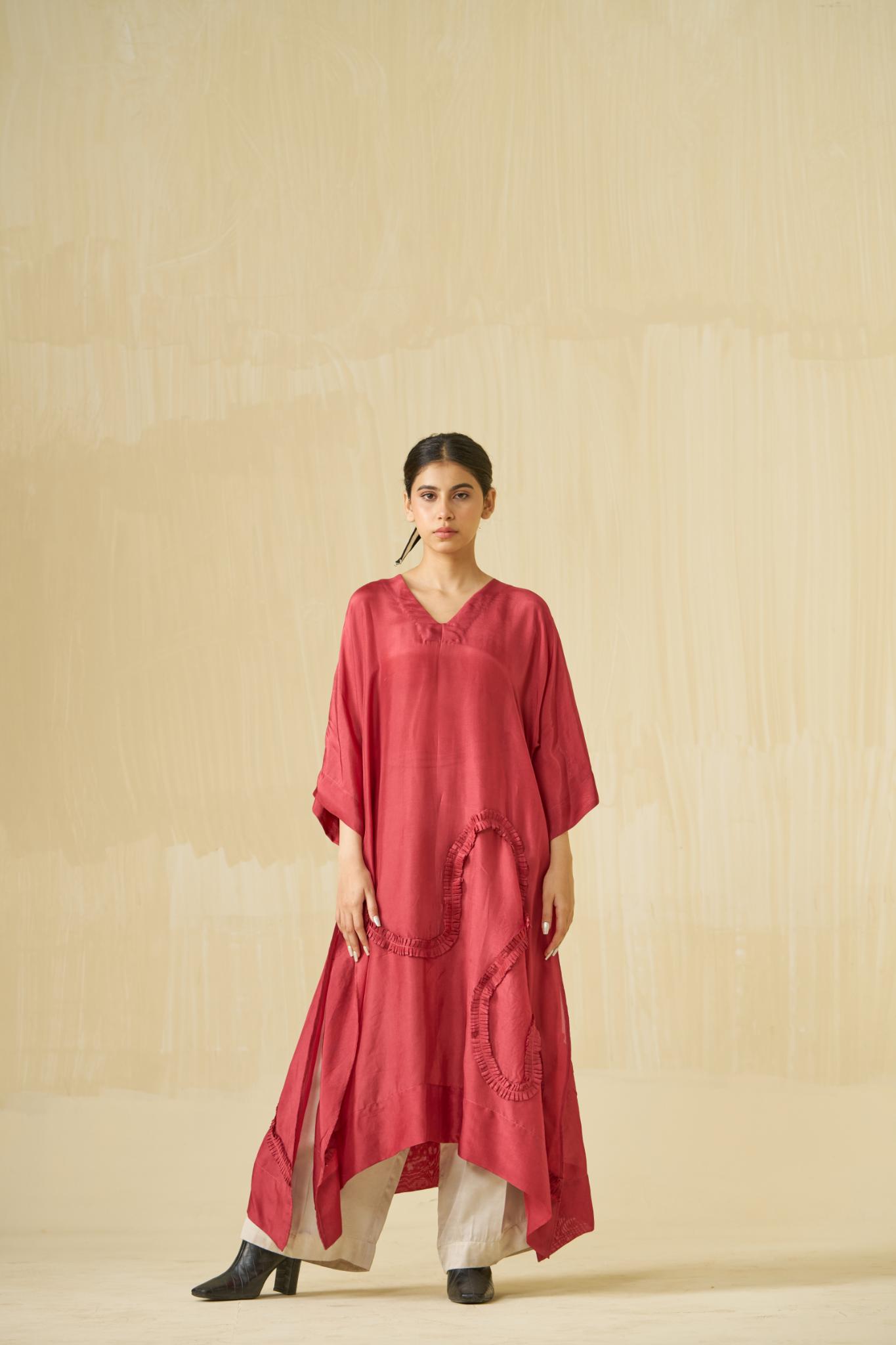 Flamingo Tunic - Hibiscus Red - CiceroniTunicsStoique