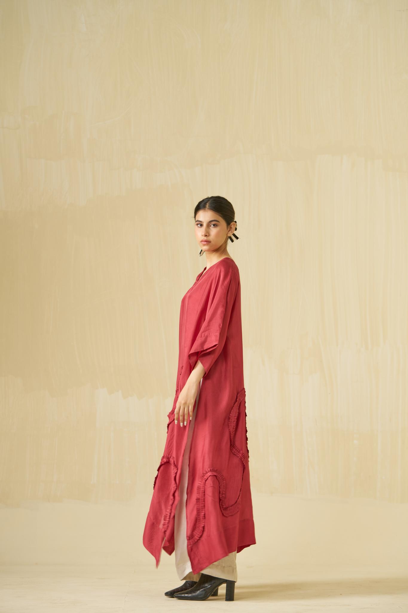 Flamingo Tunic - Hibiscus Red - CiceroniTunicsStoique